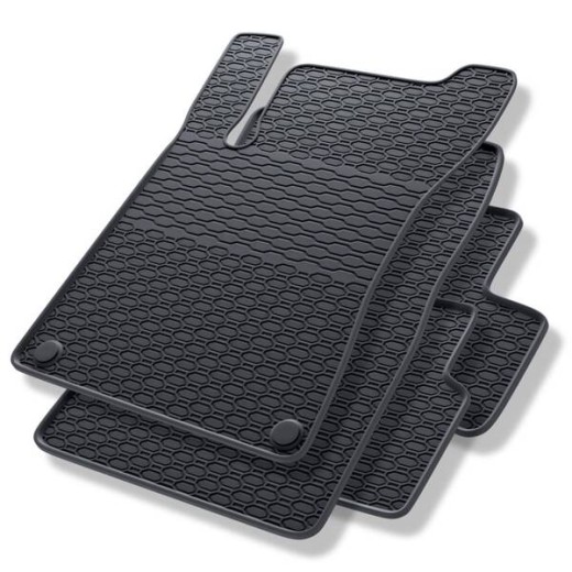 Geyer & Hosaja rubber car mats for Mercedes-Benz A-Class (W177) (2018 ->), Mercedes-Benz B-Class (W247) (2019 ->), Mercedes-Benz CLA (C118) (2019 ->), Mercedes-Benz CLA Shooting Brake (X118) (2022 ->), Mercedes-Benz GLA (H247) (2020 ->)
