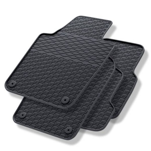 Geyer & Hosaja rubber car mats for Seat Ibiza (2008 - 2017) / Skoda Fabia 3 / Volkswagen Polo (2009 - 2017)