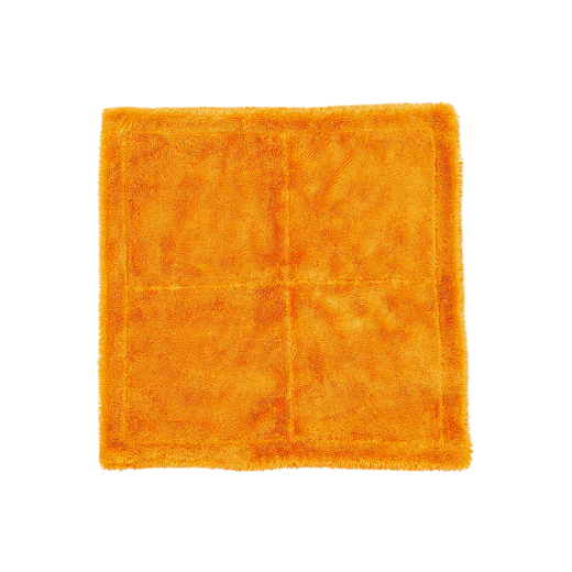 Carbon Collective Onyx Twisted Mini Drying Towel - Wheels & Shuts (Orange)