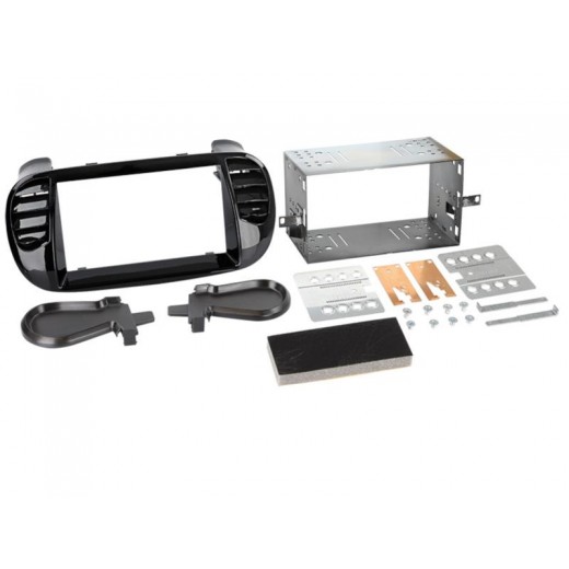 Car radio reduction frame for Fiat 500, 500 C