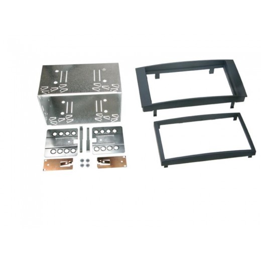 Car radio reduction frame for Volkswagen Touareg, T5 Caravelle, T5 Multivan, T5 Transporter