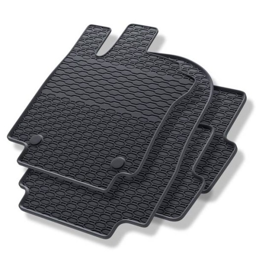 Geyer & Hosaja rubber car mats for Renault Captour (2013 - 2019), Renault Clio (2012 - 2020)