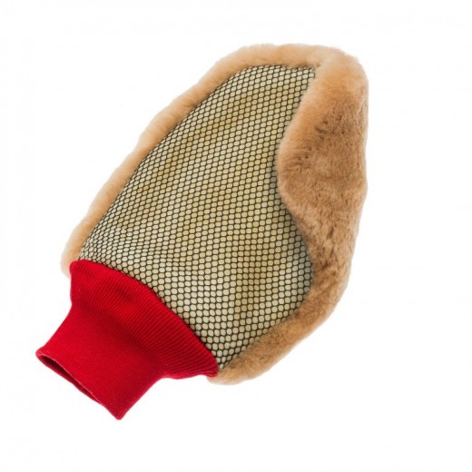 Flexipads Merino Super Soft Lambskin Wash Mesh Mitt