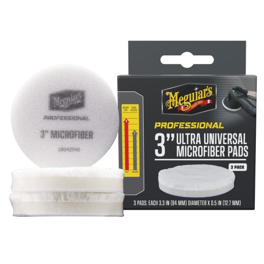 Meguiar's Professional Microfiber Pad 3" (3 Pack)