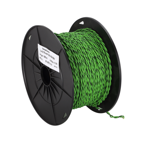 Speaker cable ACV FLRY Twisted green/green-black 075