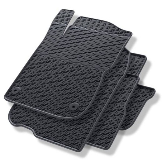 Geyer & Hosaja rubber car mats for Peugeot 2008 (2013 - 2019), Peugeot 208 (2012 - 2019)
