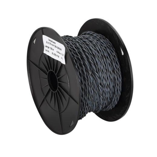 Speaker cable ACV FLRY Twisted grey/grey-black 075