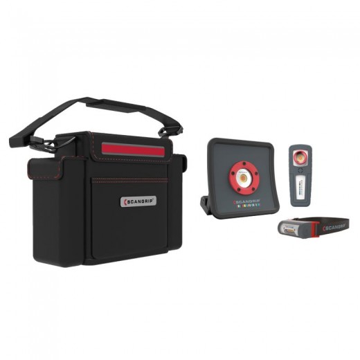 Set of detailing lights in a durable bag Scangrip Detailing Kit - Essential