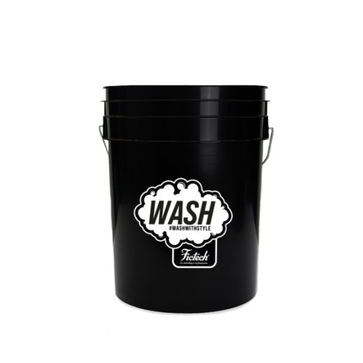 Set of 2 Fictech Bucket Wash & Rinse detailing buckets