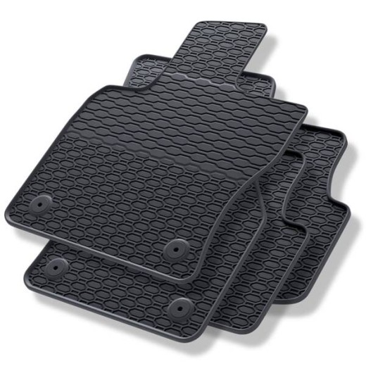 Geyer & Hosaja rubber car mats for Volkswagen Tiguan (2016 - 2023), Volkswagen Touran (2015 ->)