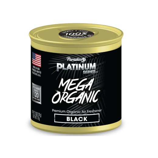 Paradise Air Mega Organic Air Freshener Black (78 g)