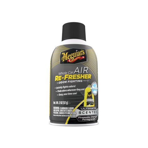 Meguiar's Whole Car Air ReFresher Odor Fighting Odor Absorber and Air Freshener - Ultimate Scent (Pinapple, Cherry & Pomegranate) (57 g)