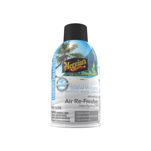 Meguiar's Whole Car Air ReFresher Odor Fighting Odor Absorber and Air Freshener - Island Volcano Scent (57 g)