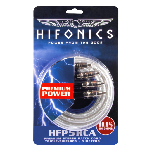 Hifonics HFP5RCA signal cable