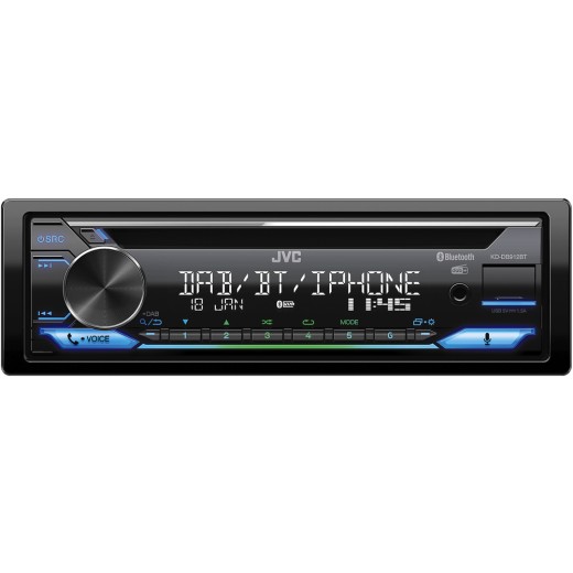 Car radio with bluetooth JVC KD-DB912BT