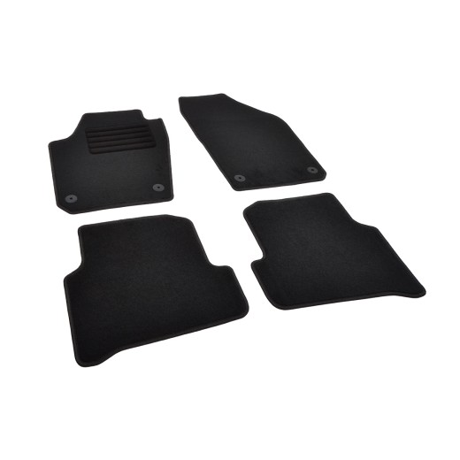 Rigum textile car mats for Seat Ibiza (2008 - 2017) / Škoda Fabia III (2014 - 2021) / Volkswagen Polo (2009 - 2017)