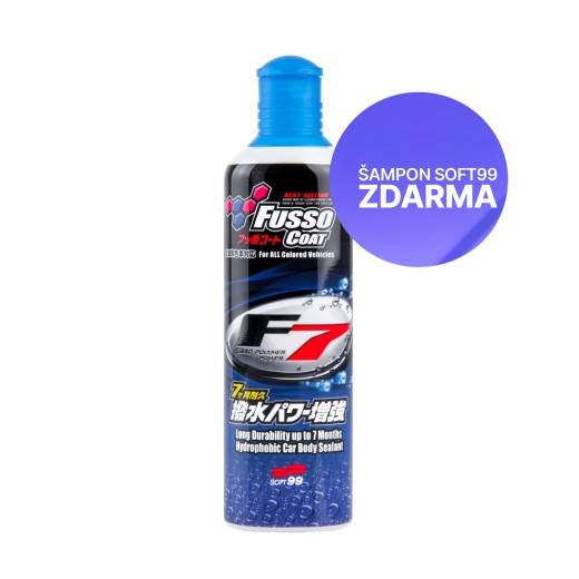 Polymeric paint protection Soft99 Fusso Coat F7 All Colors (300 ml)