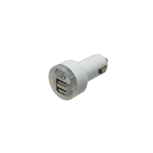 CL car charger with double USB output