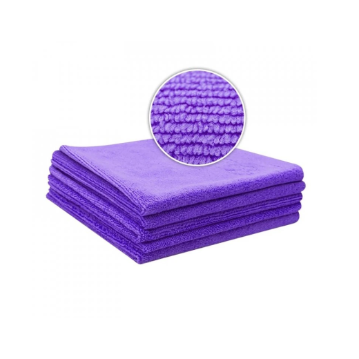 Microfiber cloths Liquid Elements All-Purpose Purple Microfiber Cloth Value Set of 5 - 310 GSM 40 x 40 cm