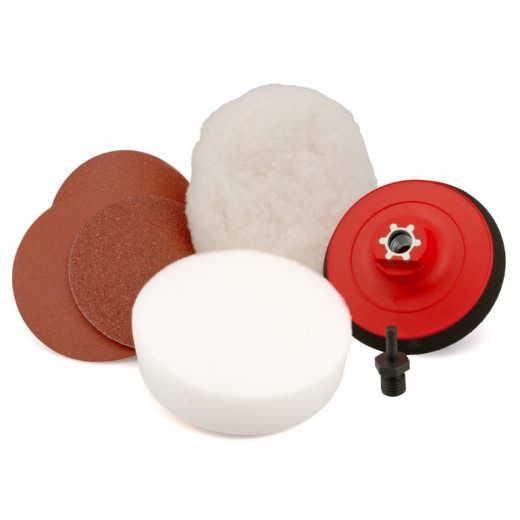 Flexipads Drill & Sander Polisher Diy Grip Kit 125