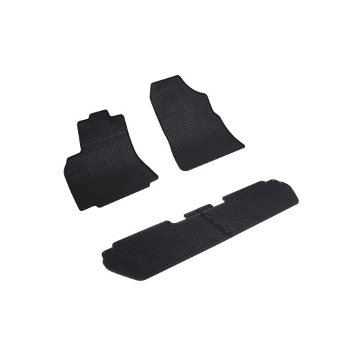 Rigum rubber car mats for Citroën Berlingo 5 seats. (2008 -) / Peugeot Partner 5 seats. (2008 -)