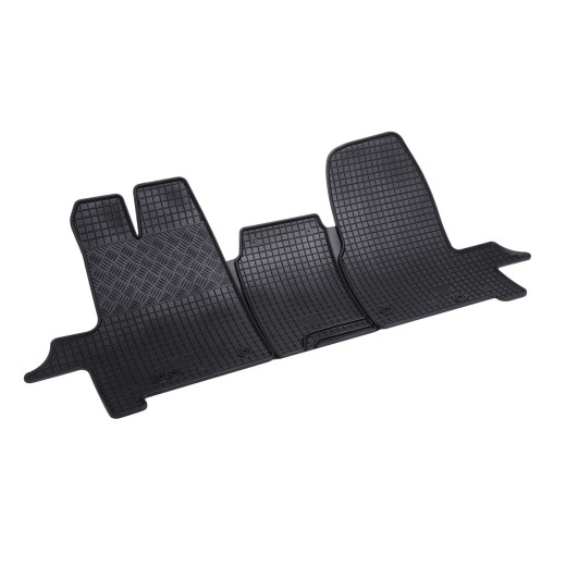 Rigum rubber car mats for Ford Transit Custom 3 seats. (2012 -), Touneo 3 seats. (2012 -), Transit Custom (2018 -)