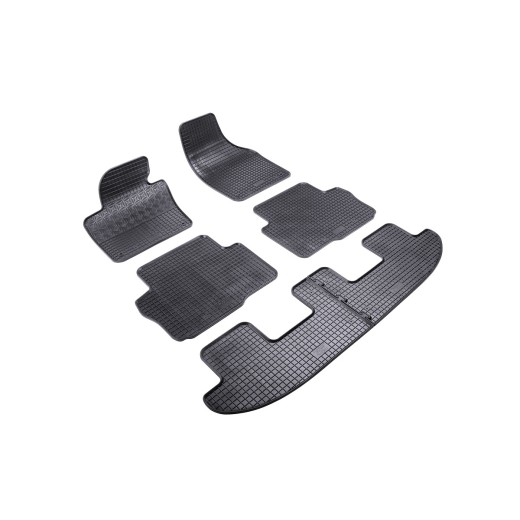 Rigum rubber car mats for Volkswagen Sharan 7 seats. (2010 -) / Seat Alhambra 7 seats. (2010 -)