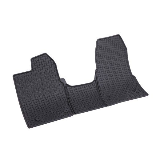 Rigum rubber car mats for Ford Tourneo Custom 2/3 seats. (2018 -)