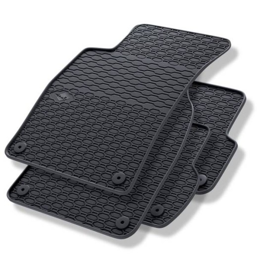 Geyer & Hosaja rubber car mats for Audi A4 B6 (2000 - 2004), Audi A4 B7 (2004 - 2008) / Seat Exeo (2008 - 2013)