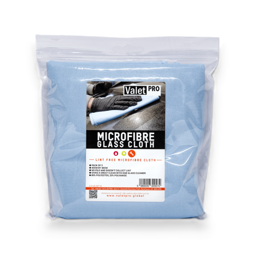 Set of window cloths ValetPRO Microfibre Glass Cloth (3 pack)