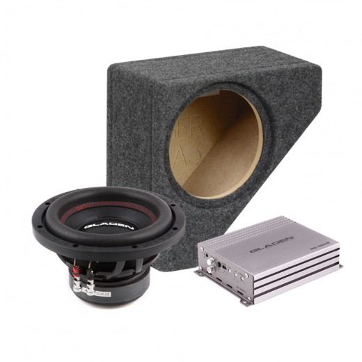 Subwoofer set in OEM enclosure and amplifier for Audi A3 8L