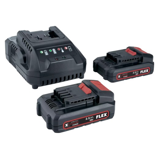 Charger and battery set FLEX P-Set 22 Q