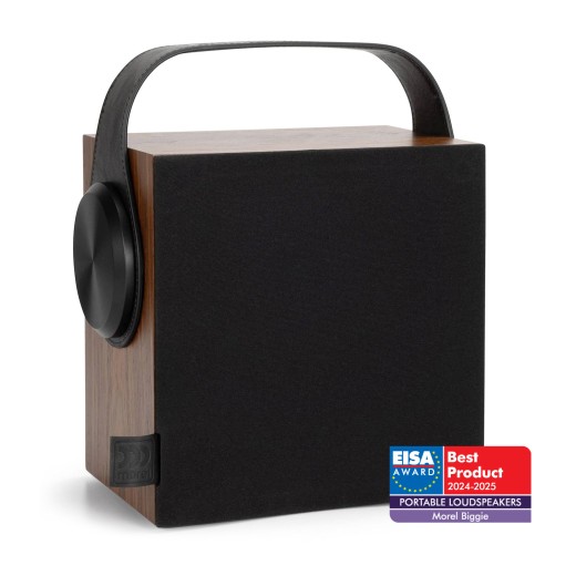 Morel Biggie Oak Wood Portable Speaker
