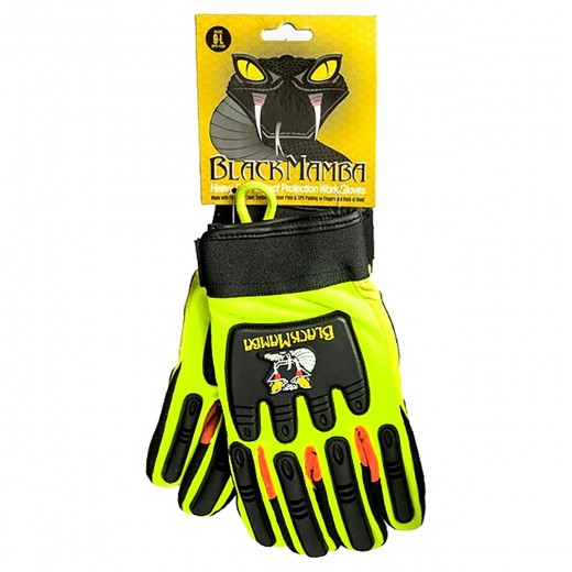 Black Mamba Heavy Duty L Impact Gloves