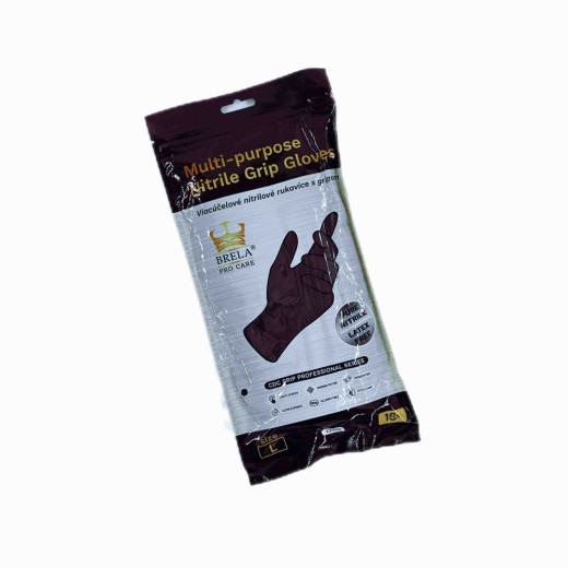 Chemically resistant nitrile gloves Brela Pro Care CDC Grip Nitrile - L (pack of 10 pcs.)