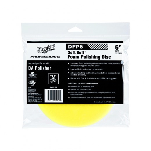 Meguiar's Soft Buff Foam Polishing Disc 6"