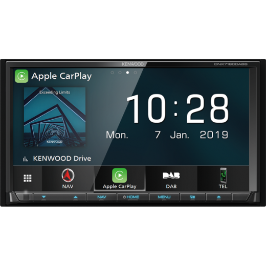 Car radio with navigation Kenwood DNX-7190DABS