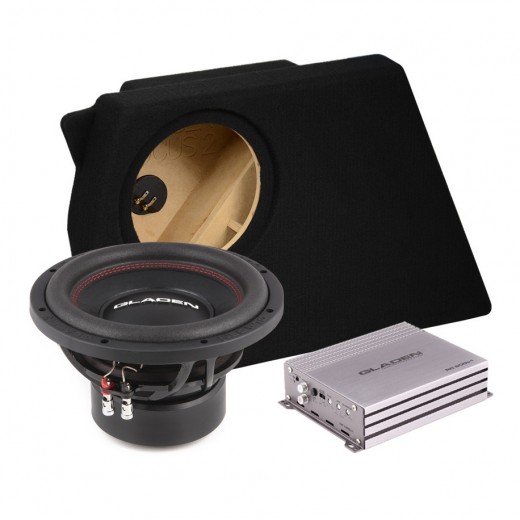 Subwoofer set in OEM enclosure and amplifier for Ford Focus II No. 2