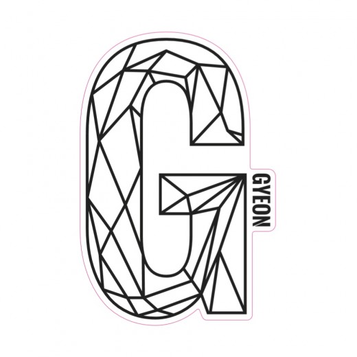 Gyeon G Sticker Black (200x131.3mm)