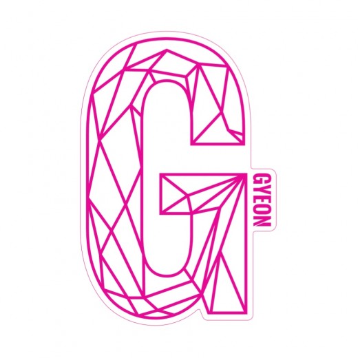 Gyeon G Sticker Pink (200x131.3mm)