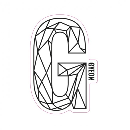 Gyeon G Sticker Black (100x65.6mm)
