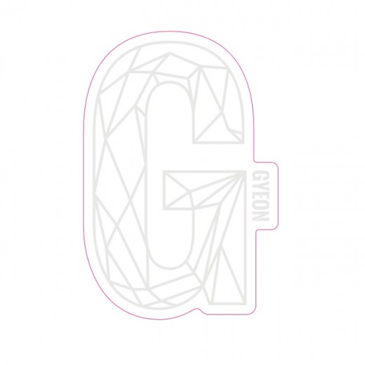 Gyeon G Sticker White (100x65.6 mm)