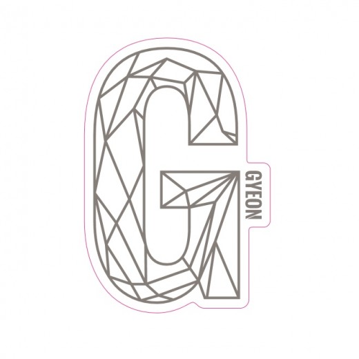 Gyeon G Sticker Silver (100x65.6mm)