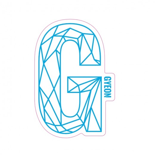 Gyeon G Sticker Blue (100x65.6mm)