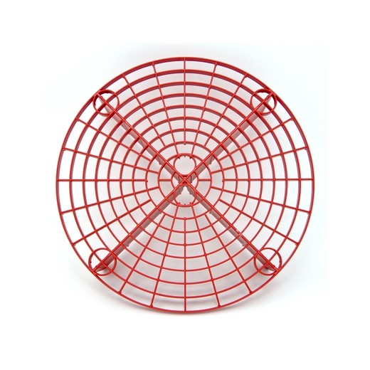 Grid for bucket Grit Guard Insert - Red