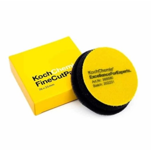 Polishing disc Koch Chemie Fine Cut Pad yellow 76x23 mm