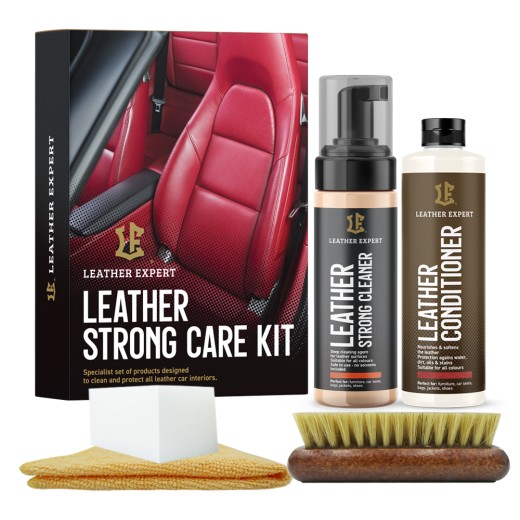 Set of car cosmetics for leather Leather Expert - Leather Strong Care Kit