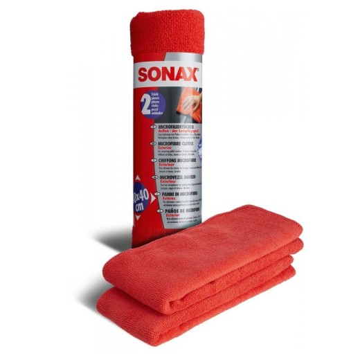 Sonax microfiber car body cloth - 2 pcs