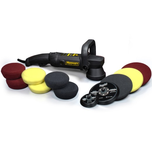 Meguiar's DA Polisher Kit 3" + 5" - a complete set of orbital polishers and accessories