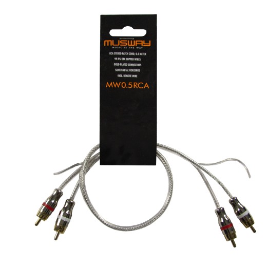 RCA cable Musway MW0.5RCA